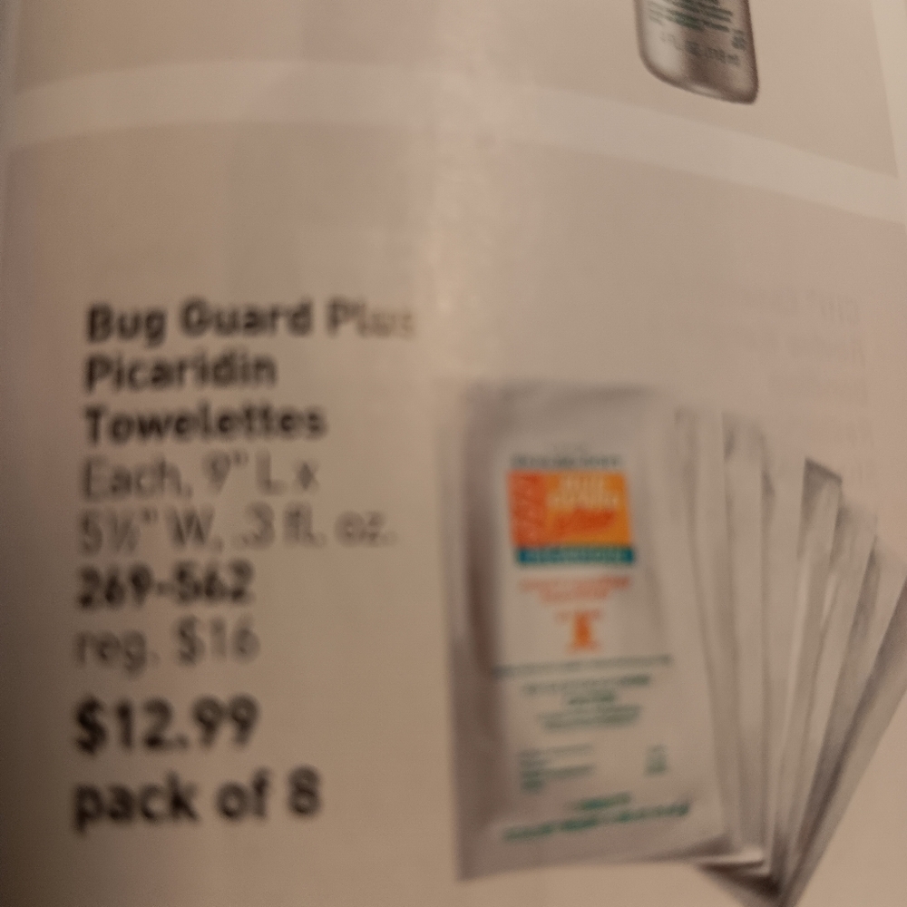 Avon Skin-So-Soft Bug Guard Towelettes - Silver and Orange - Picture 3 of 7